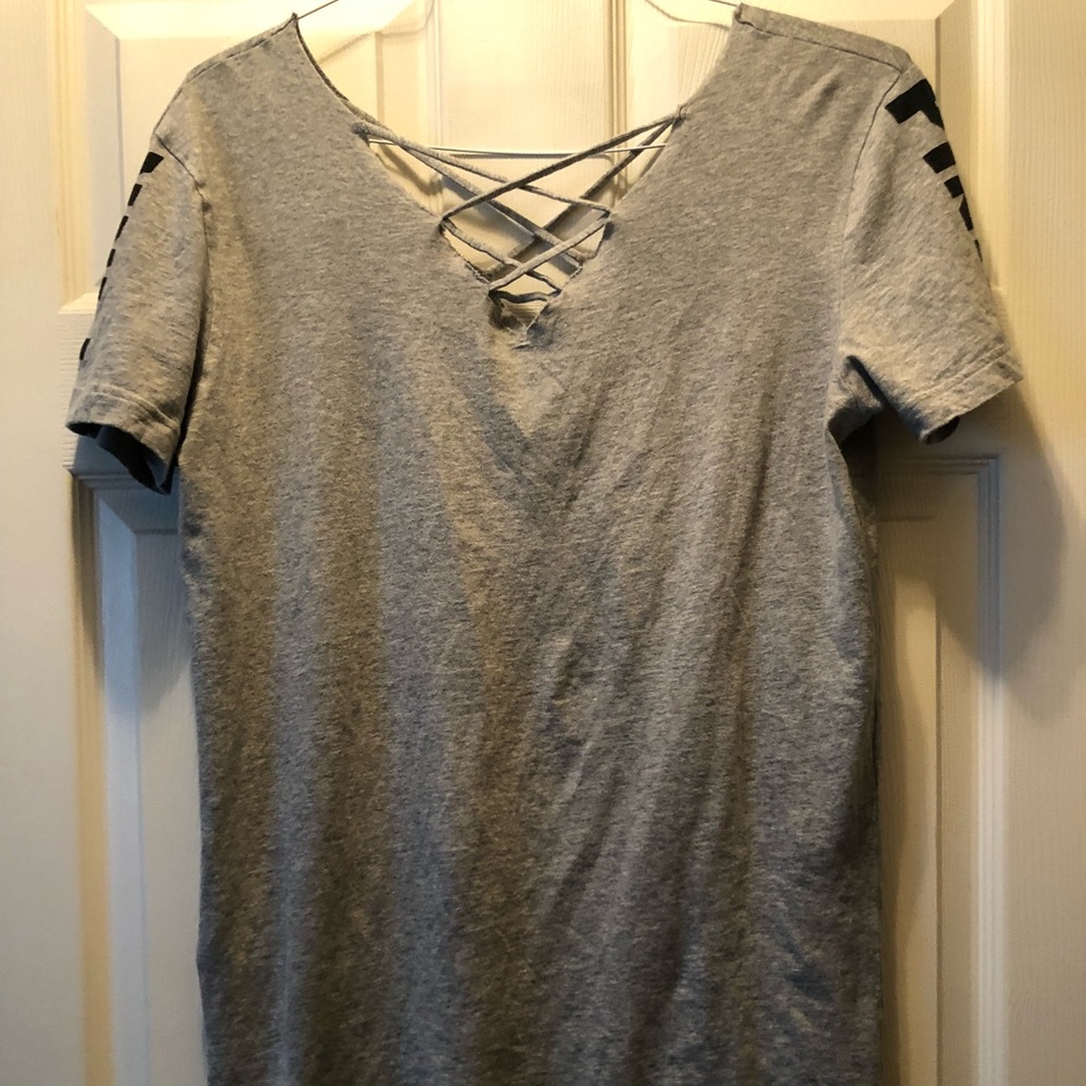Grey casual dress